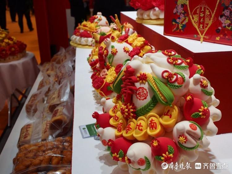 糖酒会上大放异彩,威海花饽饽美妙绝伦!
