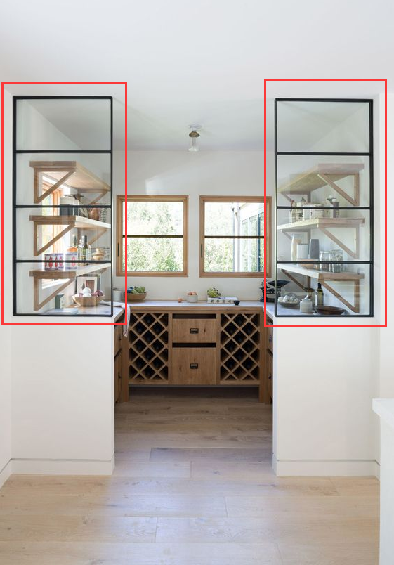 厨房两边隔断柜两侧图片