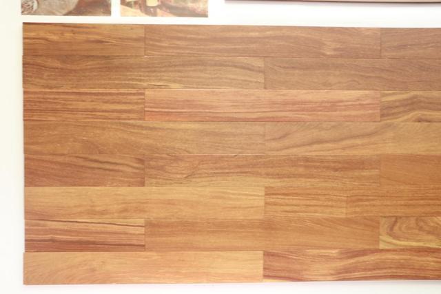 (大自然二翅豆实木地板特写)