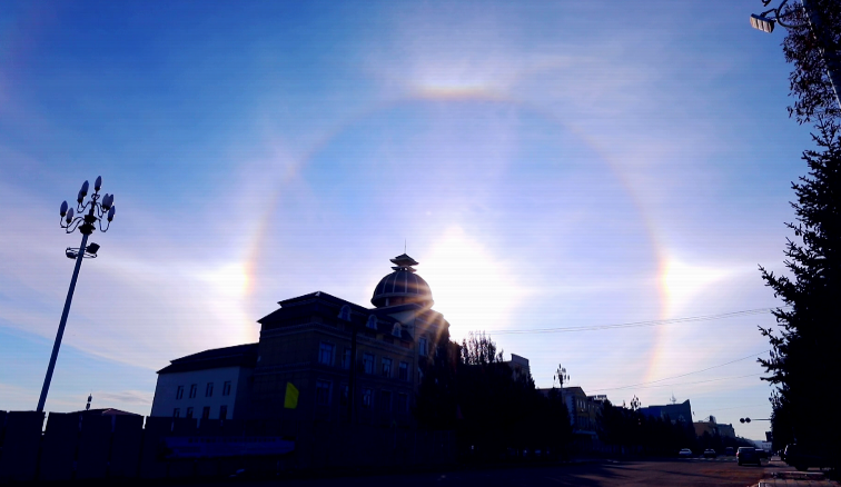 黑龙江漠河:多种日晕奇观齐现天际|太阳|黑龙江_新浪新闻