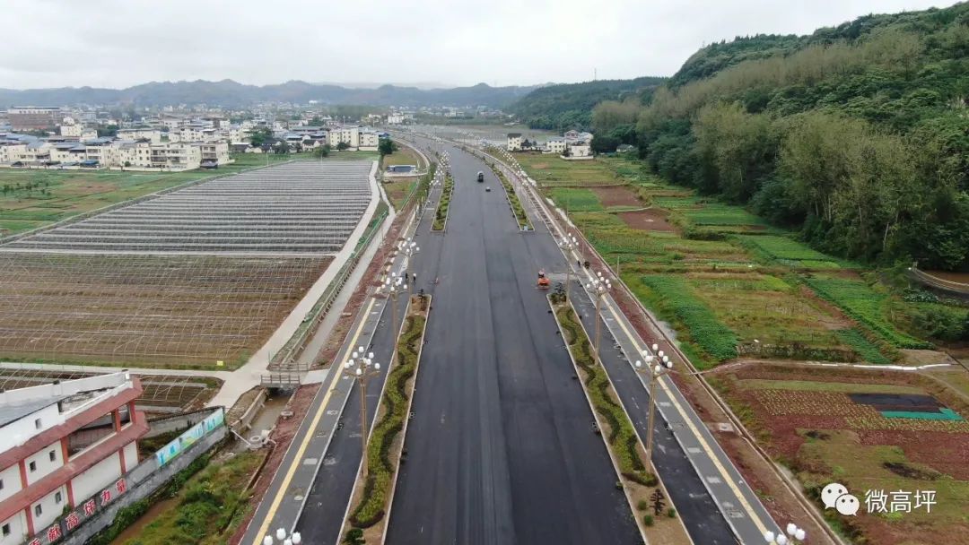 2019年年底主体完工s206高坪至蓬安公路龙门段改线工程