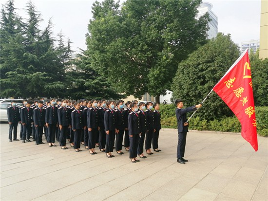 山东交通技师学院组织学生志愿者助力临沂市新时代文明实践工作