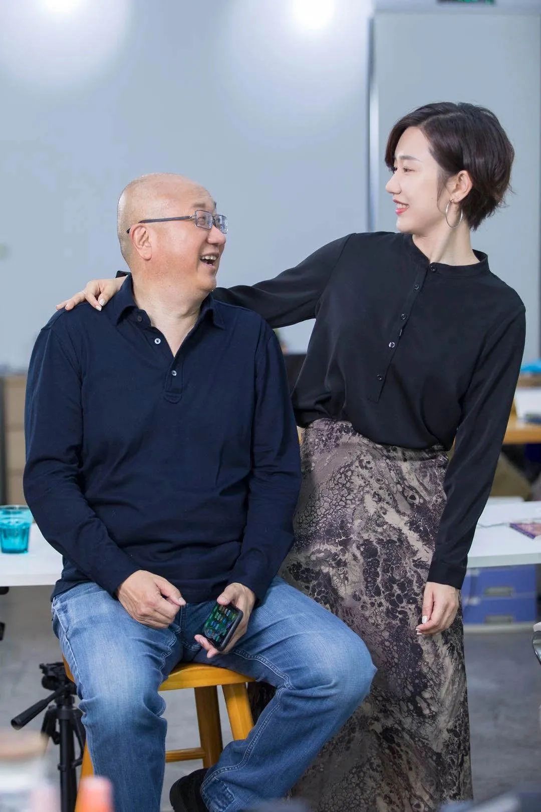 冯仑和女儿冯碧漪.图片来自公号冯仑风马牛