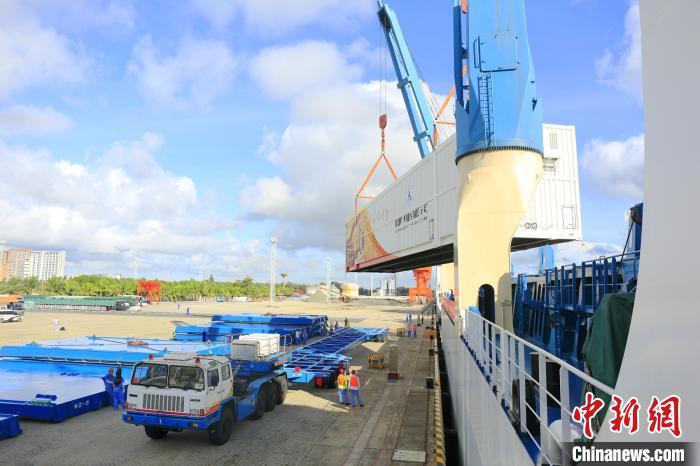 又一发长征五号火箭运至海南，远望船队顺利靠回母港