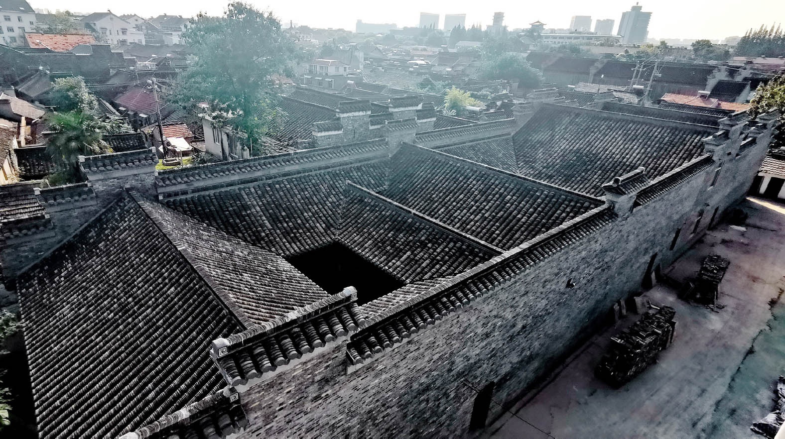 "末代盐商"贾氏住宅修缮新进展 西路建筑进入内部装修