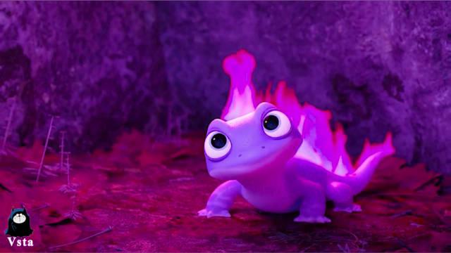 《冰雪奇缘》会喷火的火精灵也太可爱了吧!