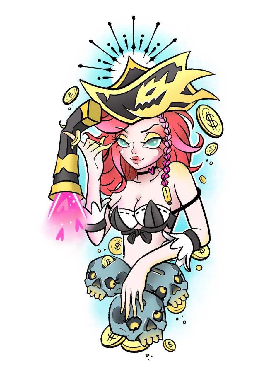 粉丝投稿 英雄联盟纹身画稿 都是大佬!