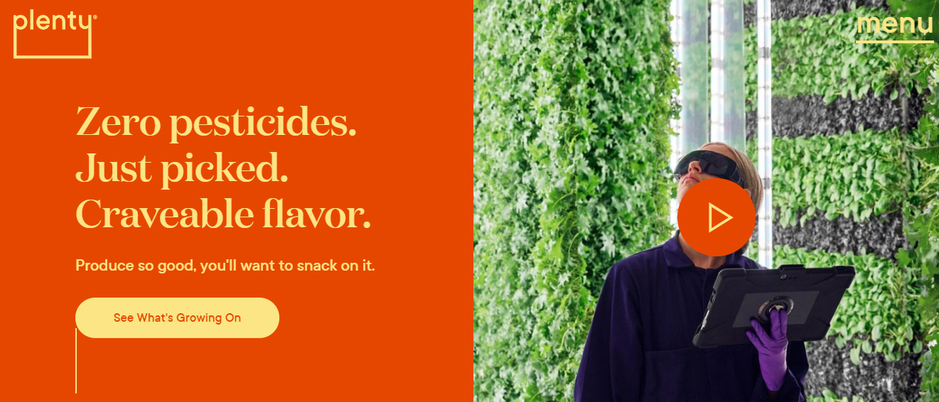 为消费者提供新鲜农产品,垂直农业公司「plenty」获 1.4 亿美元融资