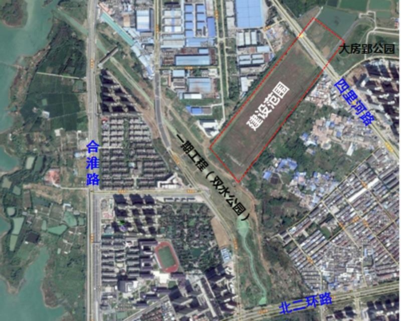 据管理中心介绍,庐阳区董大水库溢洪道绿化景观二期项目位于董铺水库