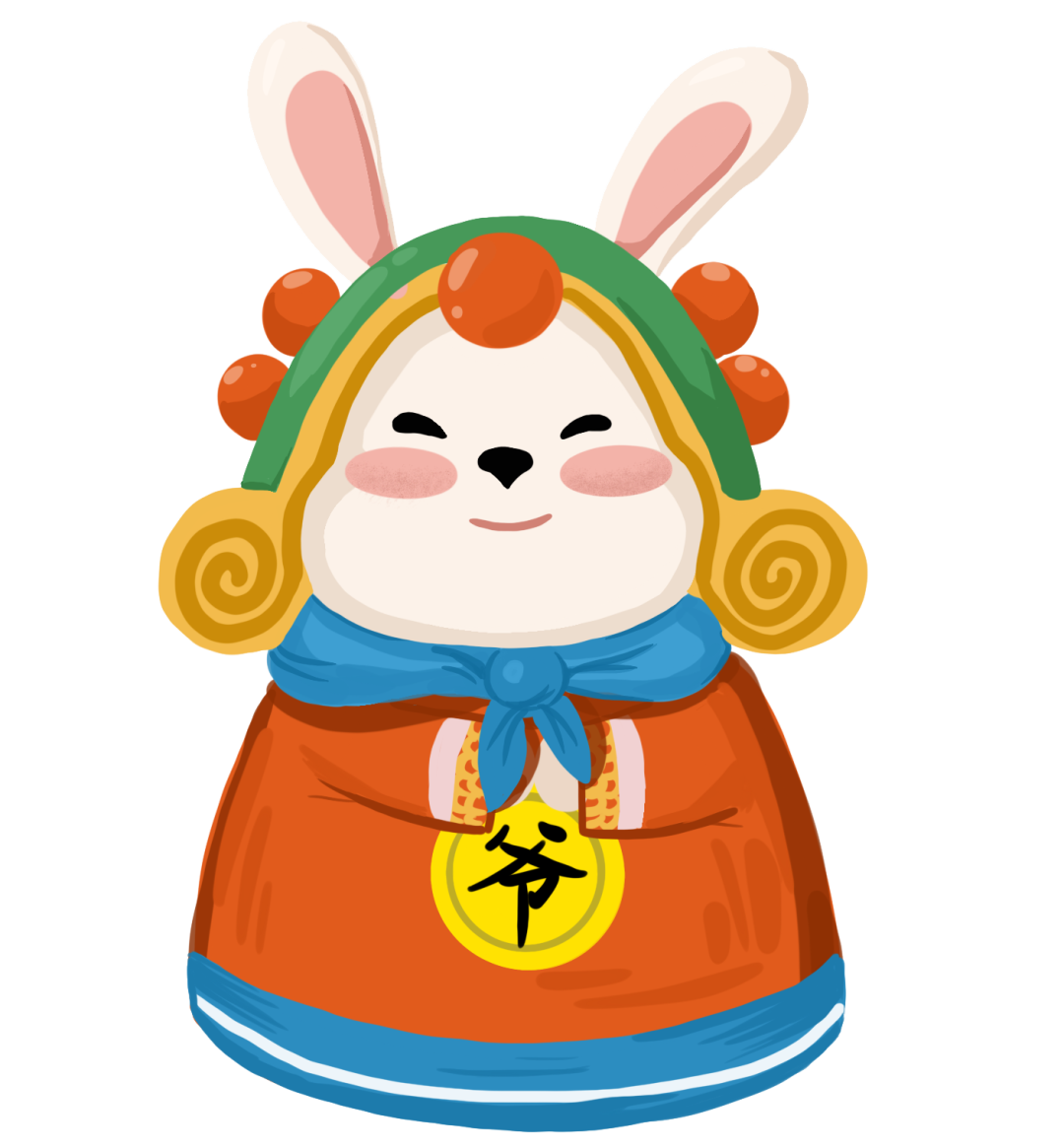 冯巩与兔儿爷共话中秋夜