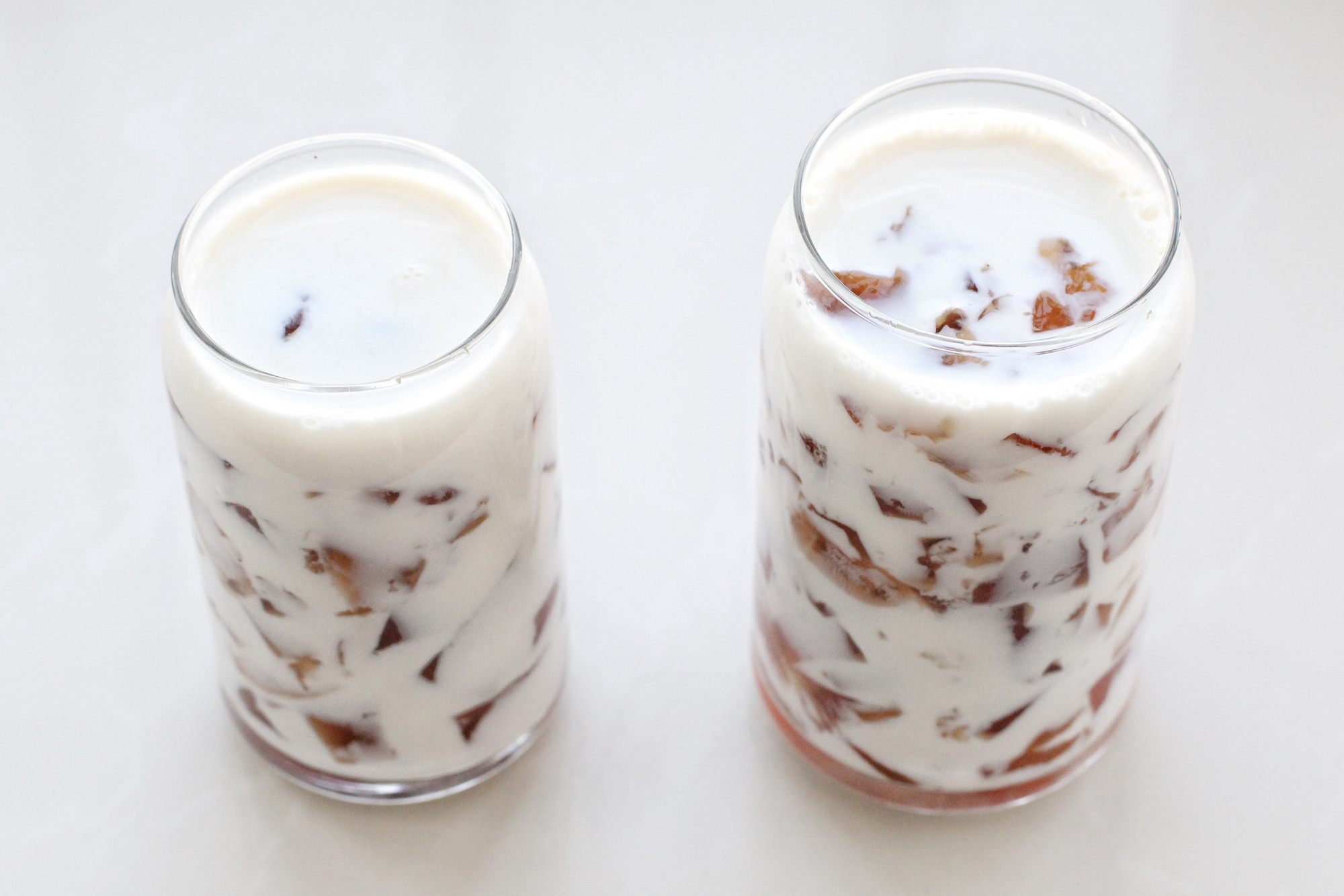 1盒牛奶3包乌龙茶,教你做美味饮品,q弹浓郁比奶茶还好喝