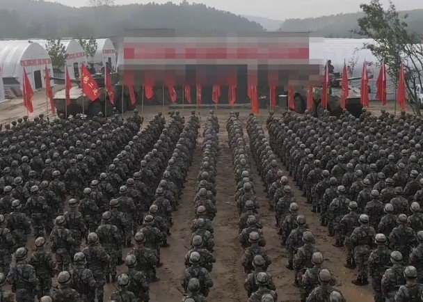 东风17导弹部署东南沿海东部战区公布誓师动员大会画面