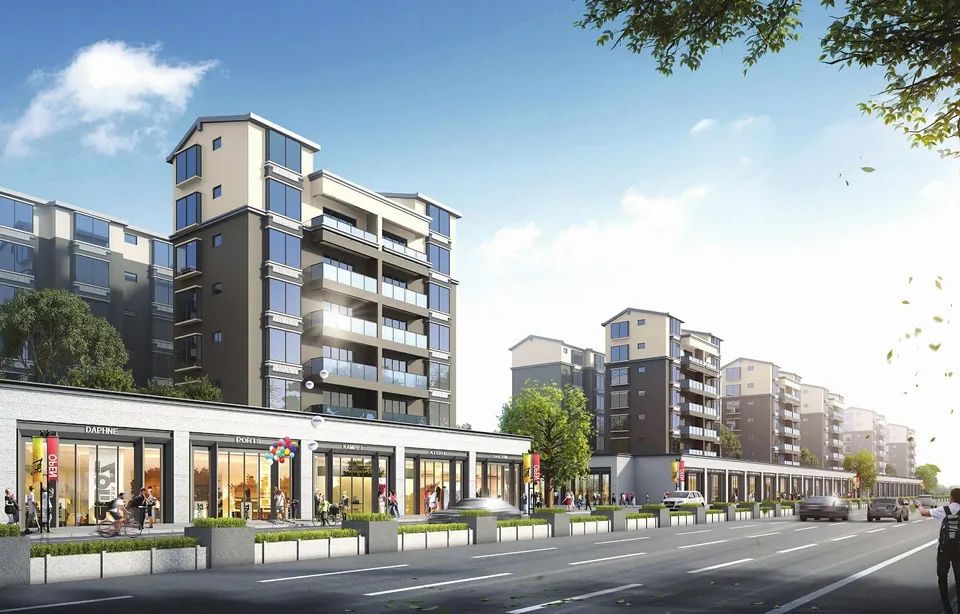 建筑外立面风貌改造效果图.