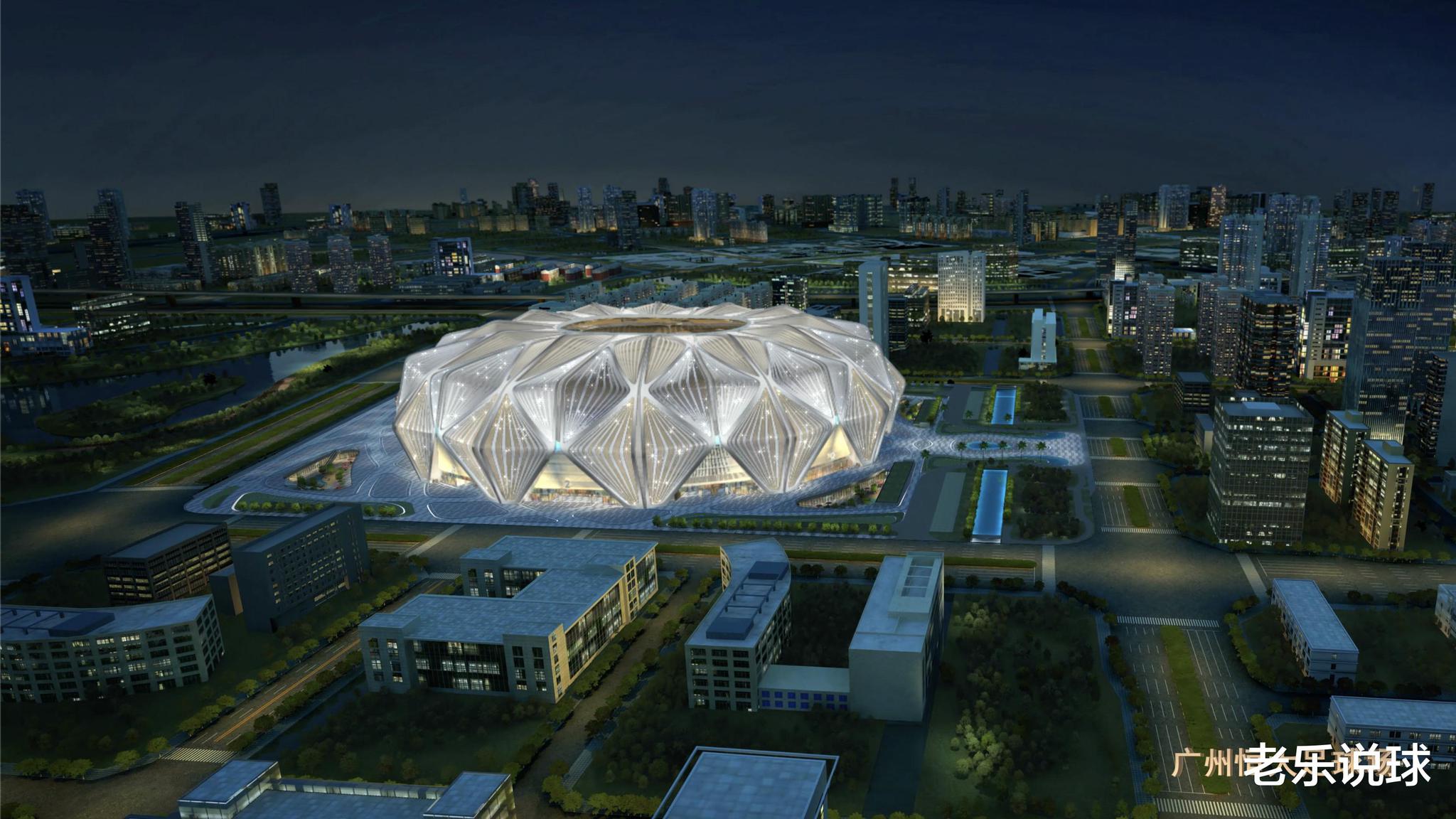 广州恒大足球场灯光效果片,刷屏让世界发现中国之美!