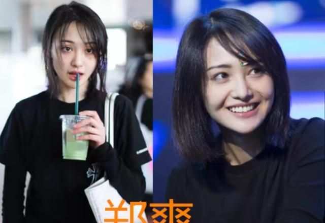 郑爽素颜录宣传视频,头发凌乱,看上去显老很多