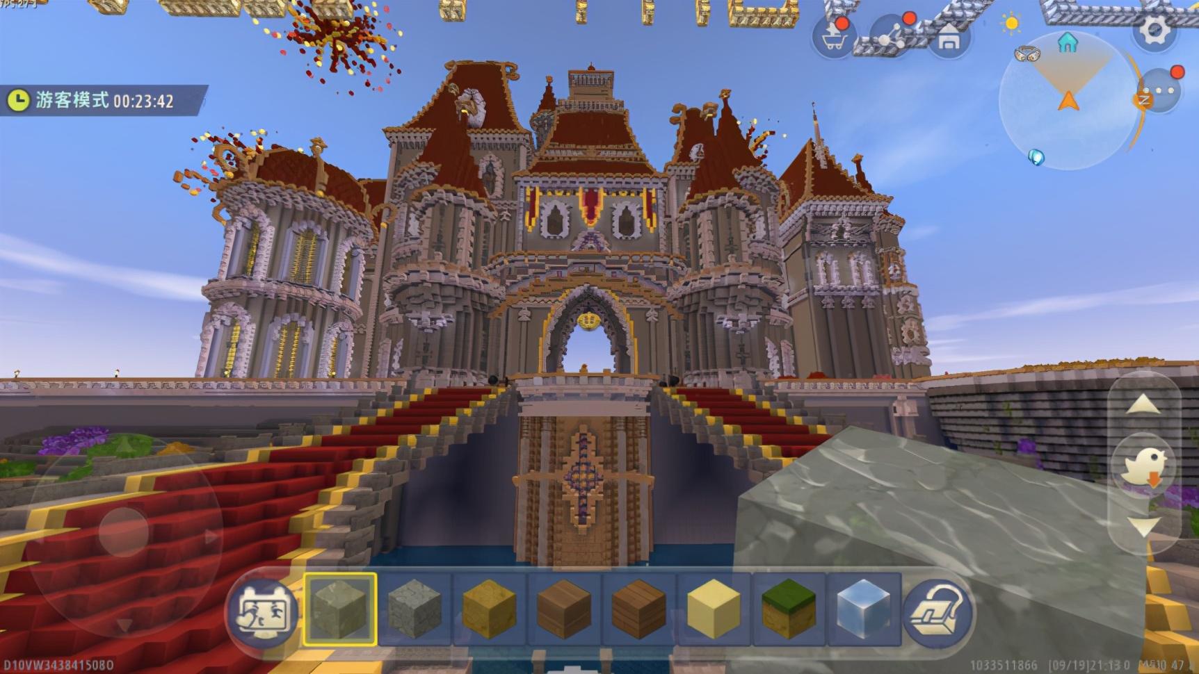 迷你世界大神制作公主与野兽童话堡昼夜版本惊艳众玩家