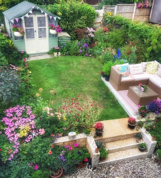 花园空间很小,这样设计,小花园也能变得更漂亮!