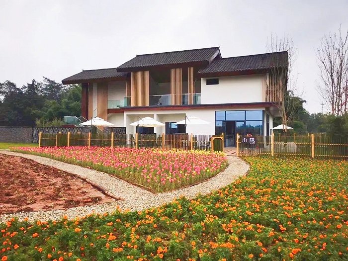 向野而生 · 安仁店5栋客房楼共33间客房围绕着公共区域散落在四周