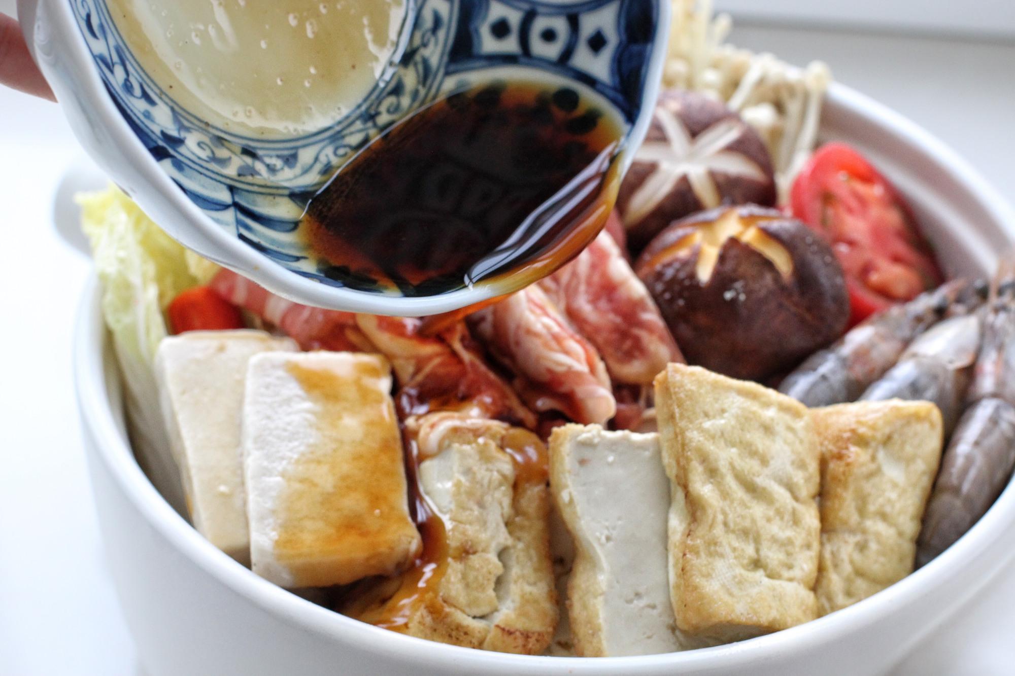 骤然降温,给家人做了寿喜锅,一碗料汁就搞定,暖身暖胃实在过瘾