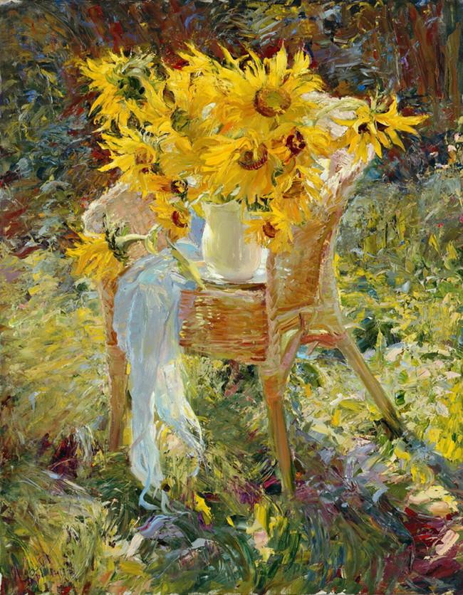 俄罗斯艺术家静物油画欣赏境界突出造诣精湛