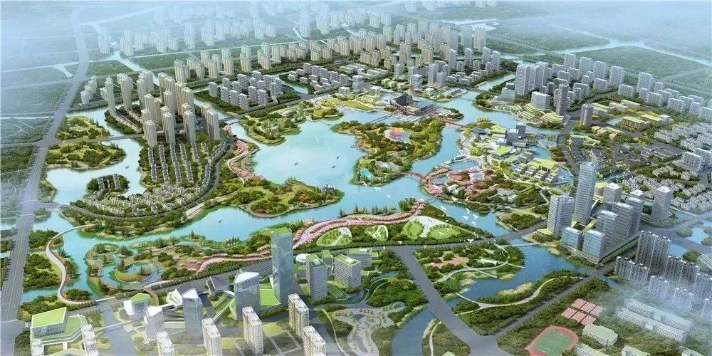围绕马宅池公园,还将布置文化创意及商业商务等功能,居住功能,配套
