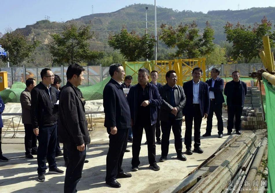 张智明带队督查调研麦积区重点项目建设情况