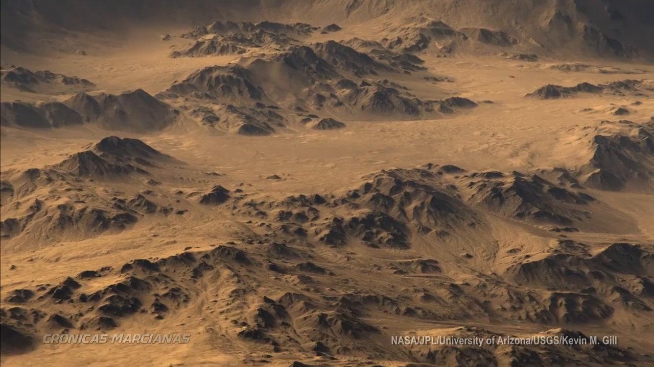 看看!这是火星探测轨道器拍摄的最新火星地表图