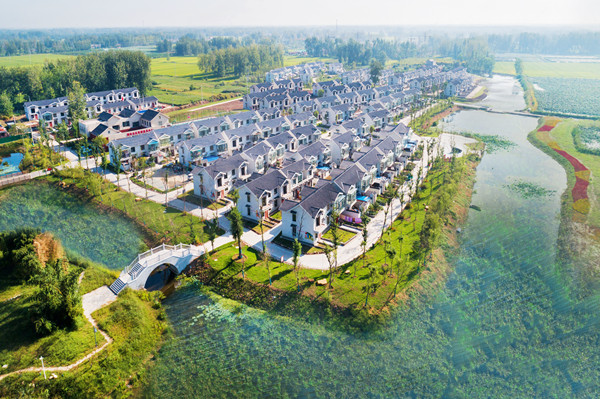 仰化镇涧河村航拍