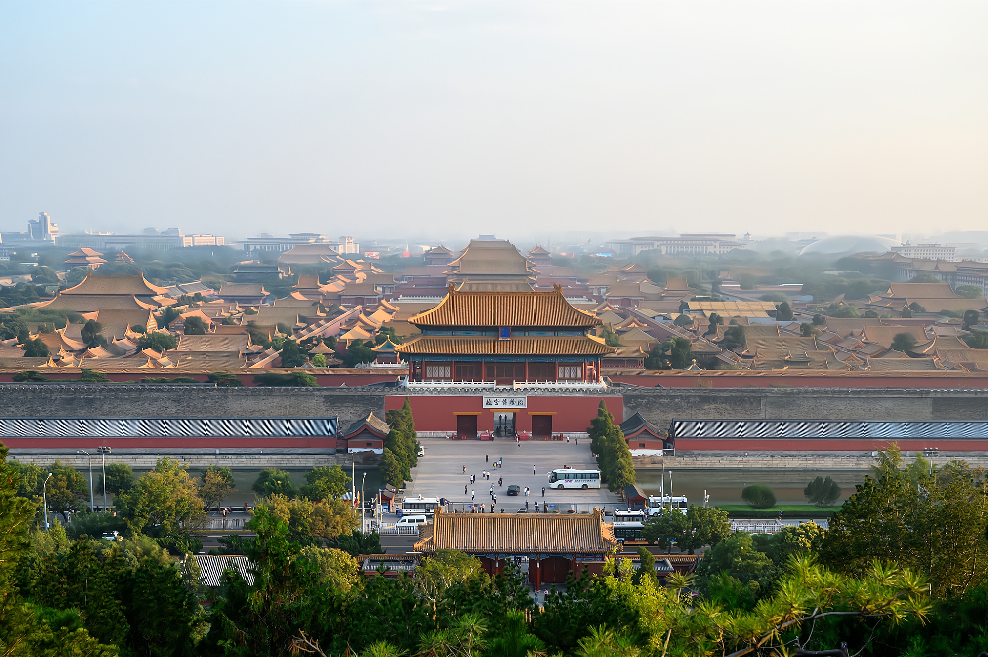 北京旅游必去的景点,2元就能俯瞰北京故宫全景,游客好评满满