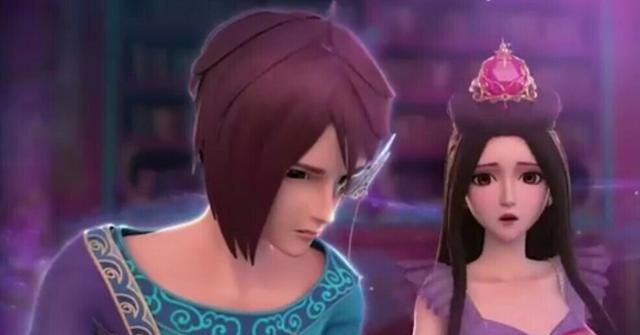 叶罗丽舒言通过手表进入时希宫殿时间仙子为舒言升华时间法术