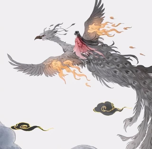 神话常提及七种飞禽:凤凰、青鸾、大鹏、孔雀、白鹤、鸿鹄、枭鸟