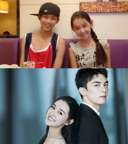 娱乐圈中"青梅竹马"杨紫张一山,吴磊蒋依依,看到乔欣这组有些意外