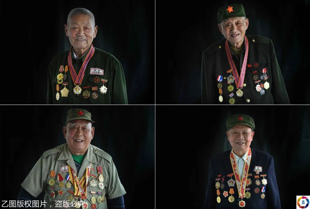 老兵的微笑让人动容一组老兵肖像时隔5年少了十几人