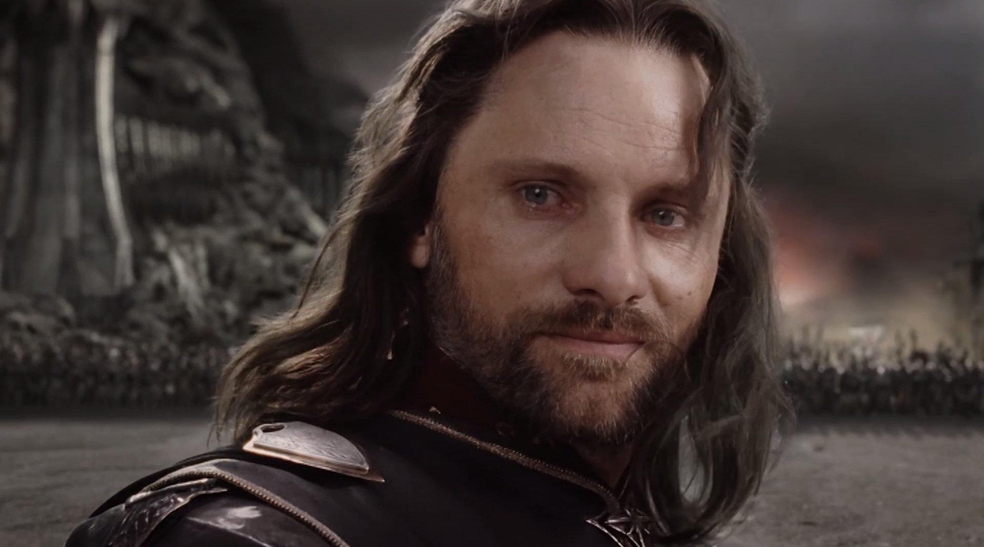 hbo max混剪《指环王》系列中「人皇」阿拉贡的精彩片段!