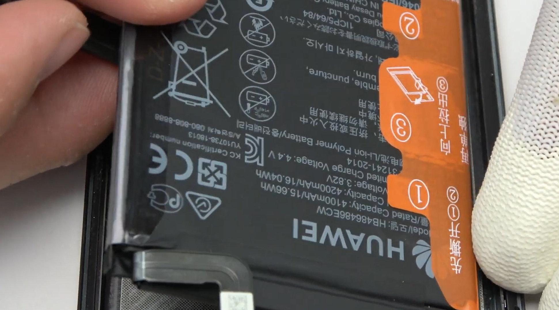 华为mate 20 pro更换电池演示教程