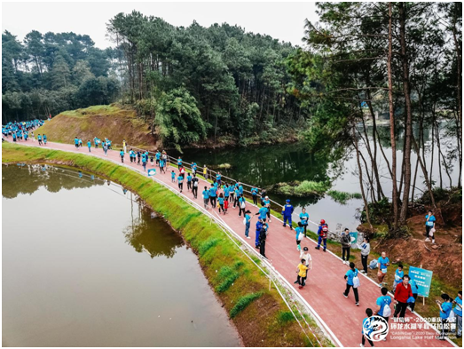 环龙水湖半马赛道 组委会供图