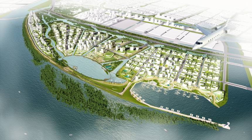 深圳海洋新城建设项目效果图 图片来源：NL Urban Solutions & Deltares
