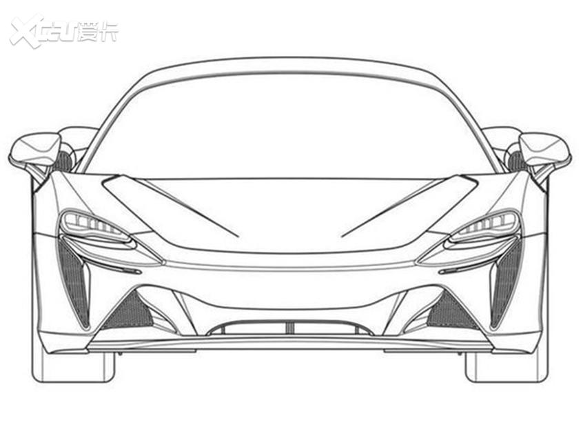 迈凯伦全新跑车渲染图 最大功率600马力