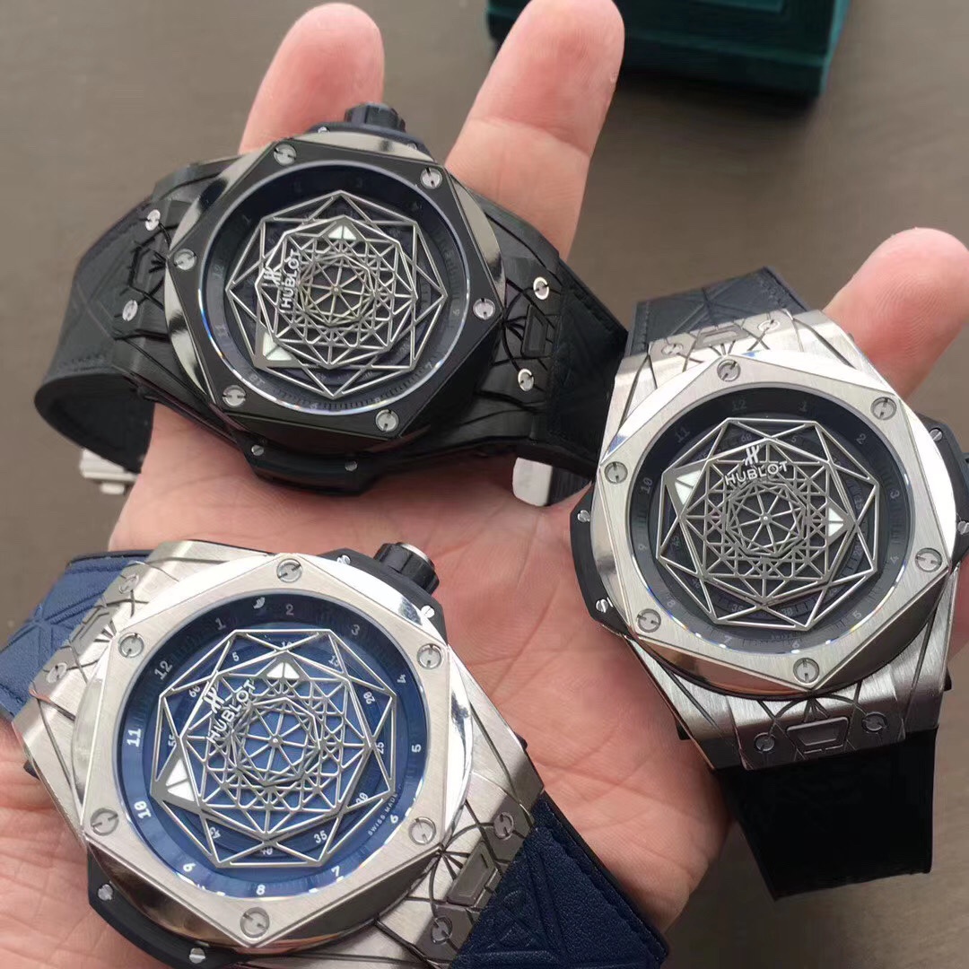 siri说表评测宇舶恒宝bigbang刺青六芒星钛金属腕表