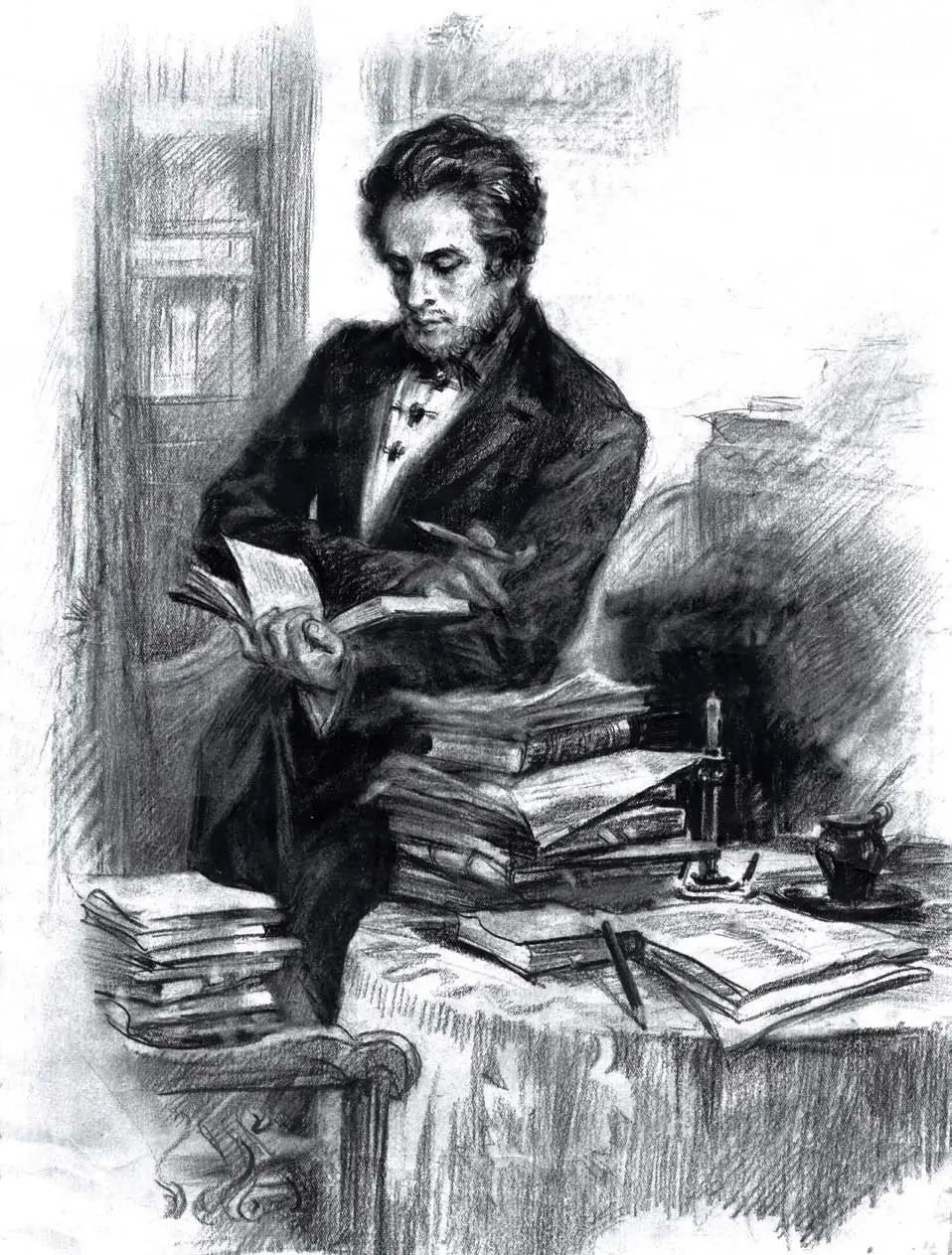 图说马克思的童年和青年时代