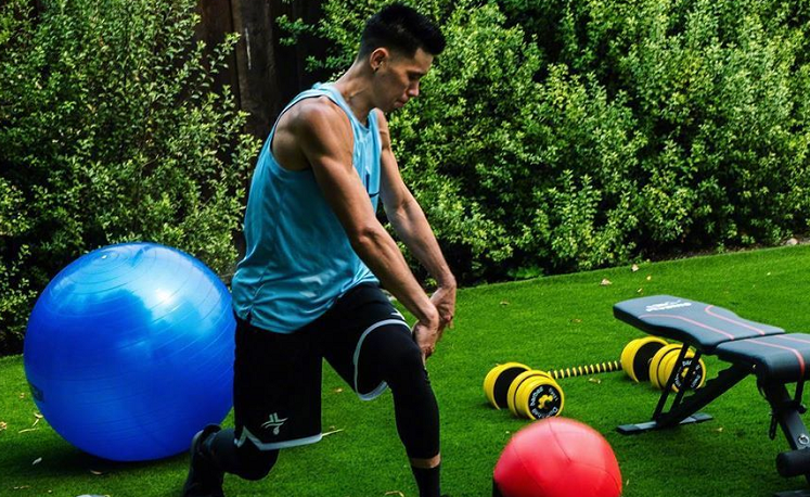 林书豪晒力量训练照!坦言身体更强壮了,为重返勇士或篮网做准备