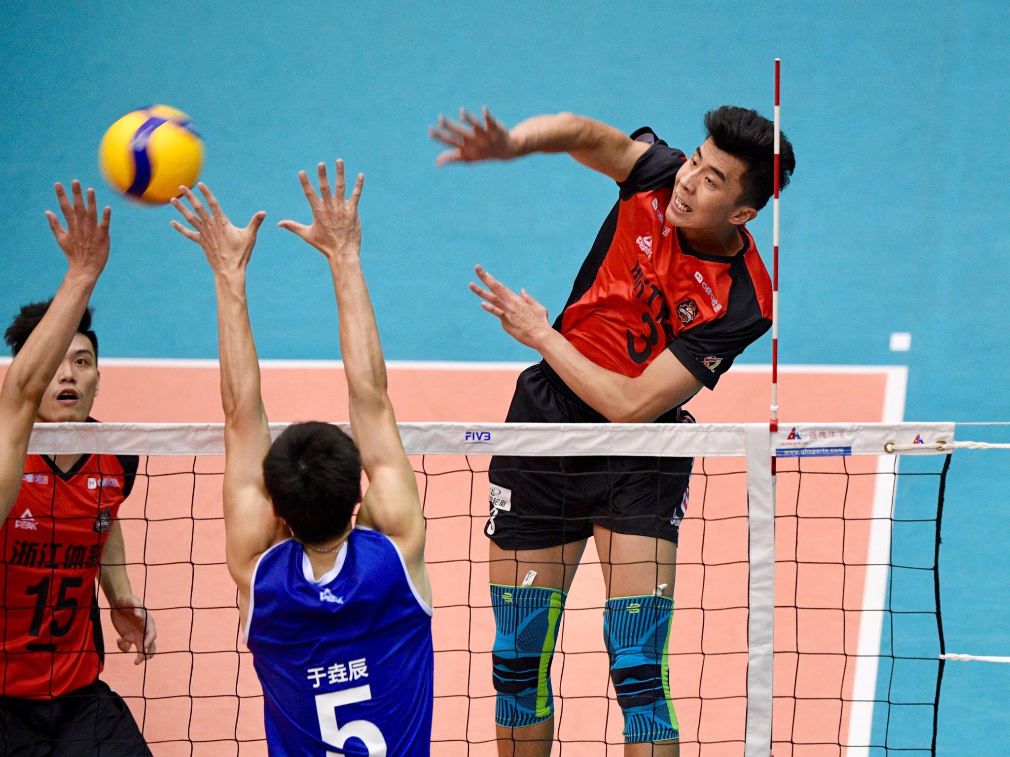 全国男排锦标赛 京浙八连胜会师决赛