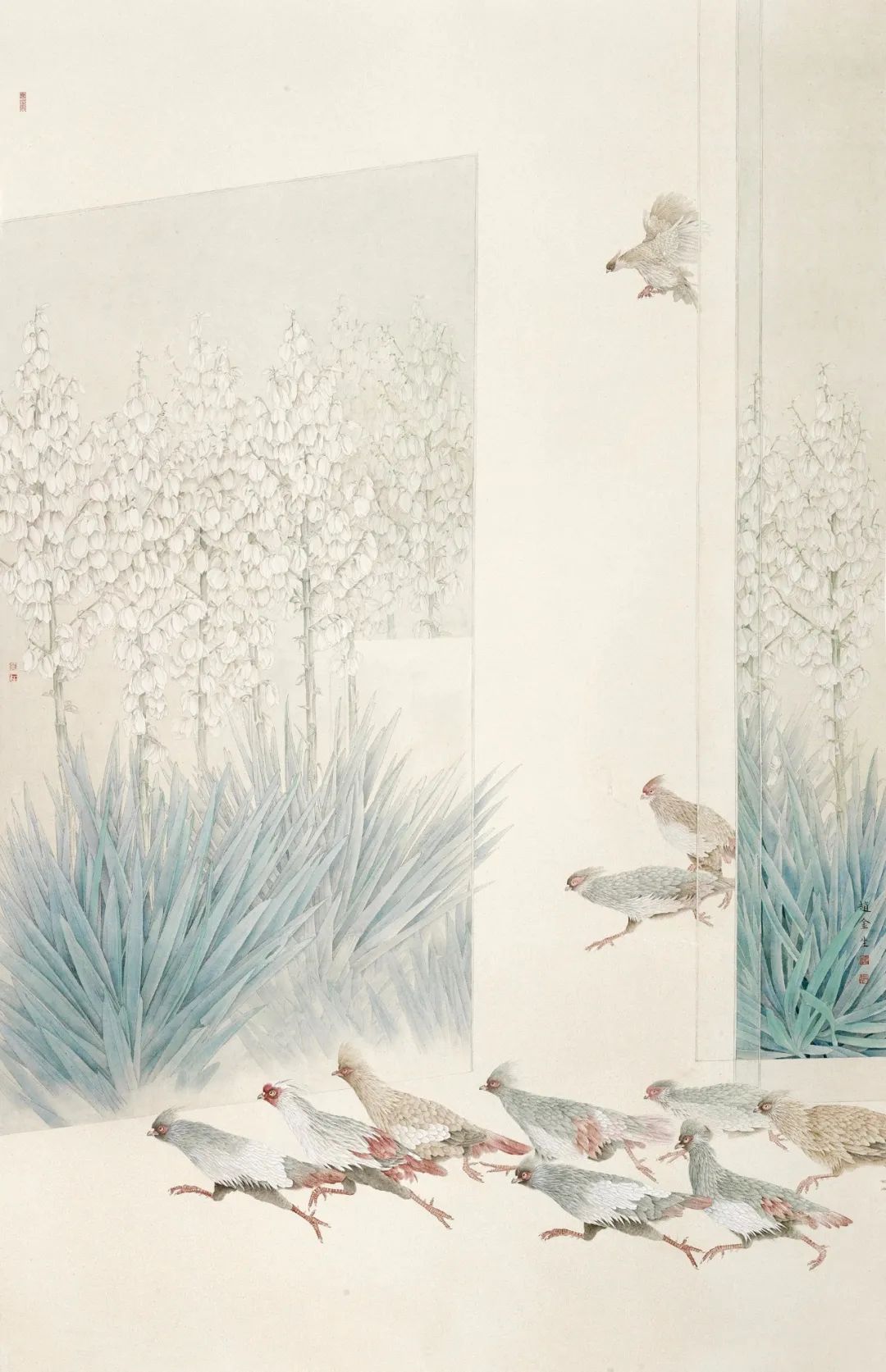 唯美新势力赵金生工笔花鸟画艺术鉴赏