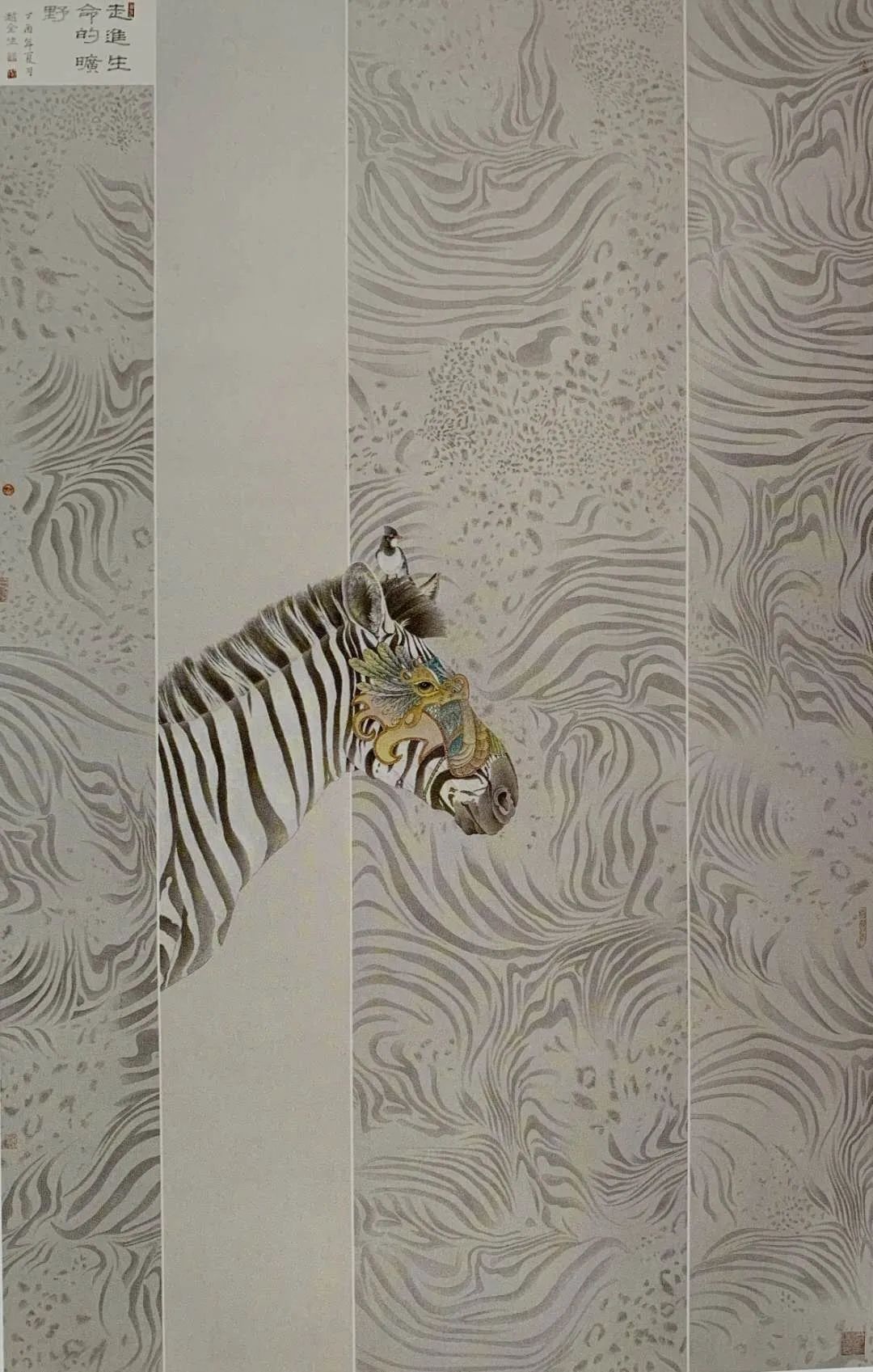 唯美新势力赵金生工笔花鸟画艺术鉴赏