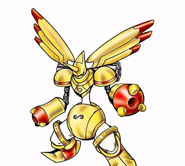 黄金的数码装甲》中登场,和"命运精神力"进化的"黄金拉比兽"一起对付