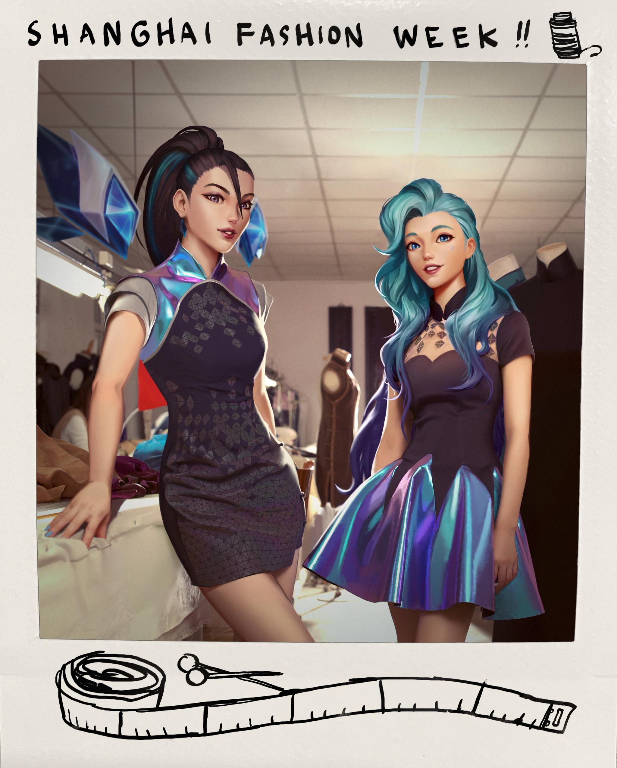 seraphine采访kda是我的偶像阿卡丽最容易相处她总是逗我