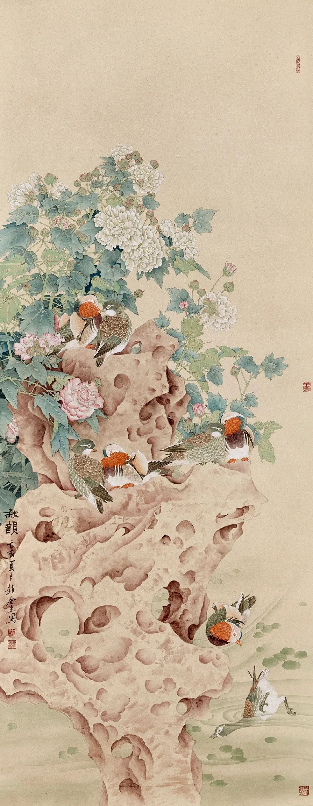 唯美新势力赵金生工笔花鸟画艺术鉴赏