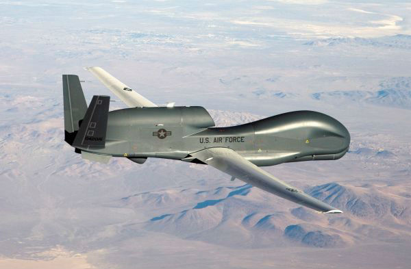 这是美国空军发布的RQ-4“全球鹰”无人机的资料照片。新华社/路透