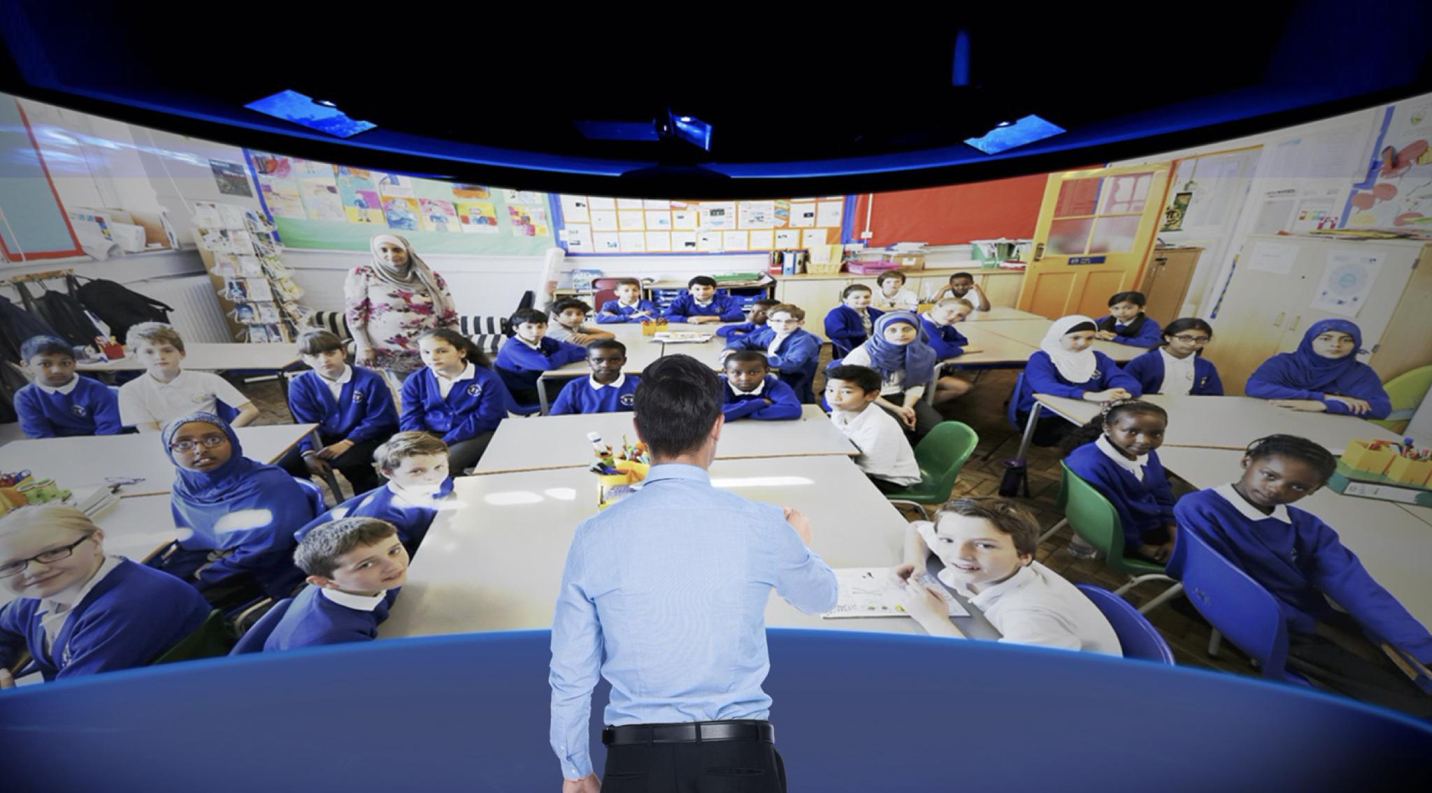 联想展示未来教室:融合ar/vr,ai,边缘计算,5g