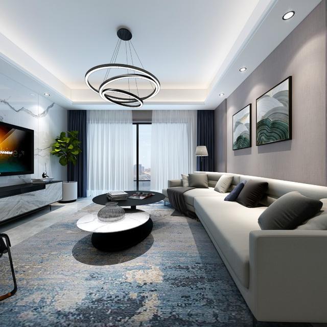 15万块钱装修的167平米的房子,现代风格简直太美了